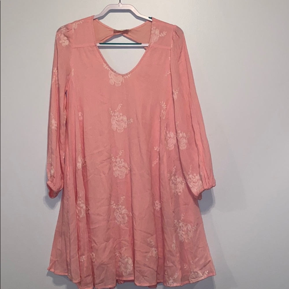 Pink Altar’d State Flowy Dress